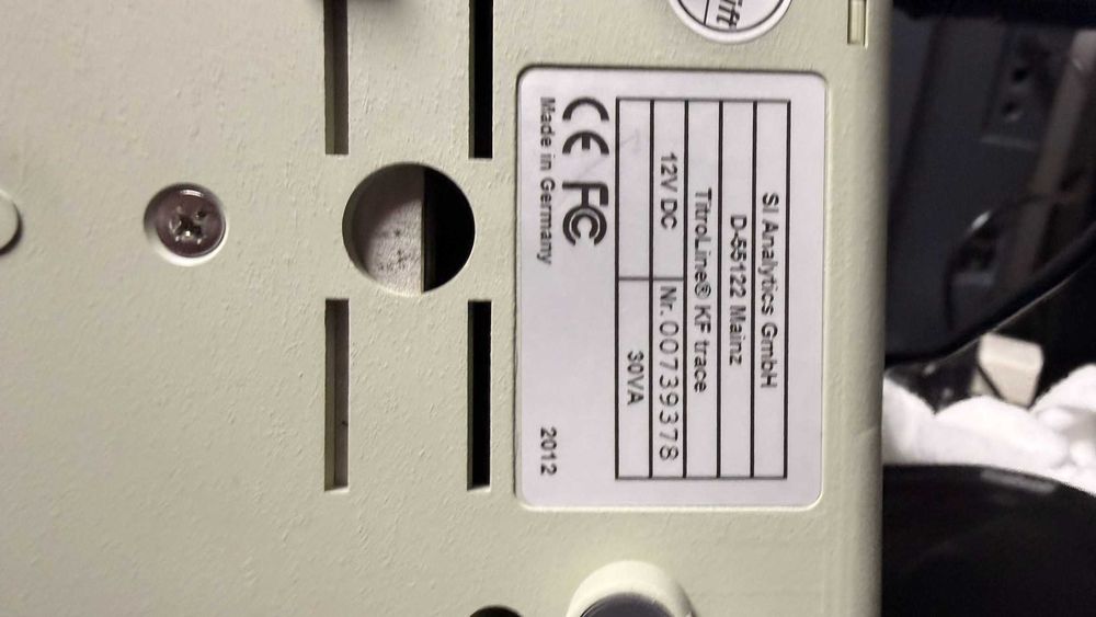 Titrator TitroLine KF trace SI Analytics  KF, do miareczkowania