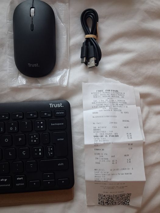 Teclado sem fios e rato Trust