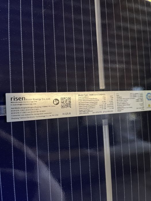 Сонячні батареї Risen Longi 615 Вт та 730Вт двосторонні Хмельницькому