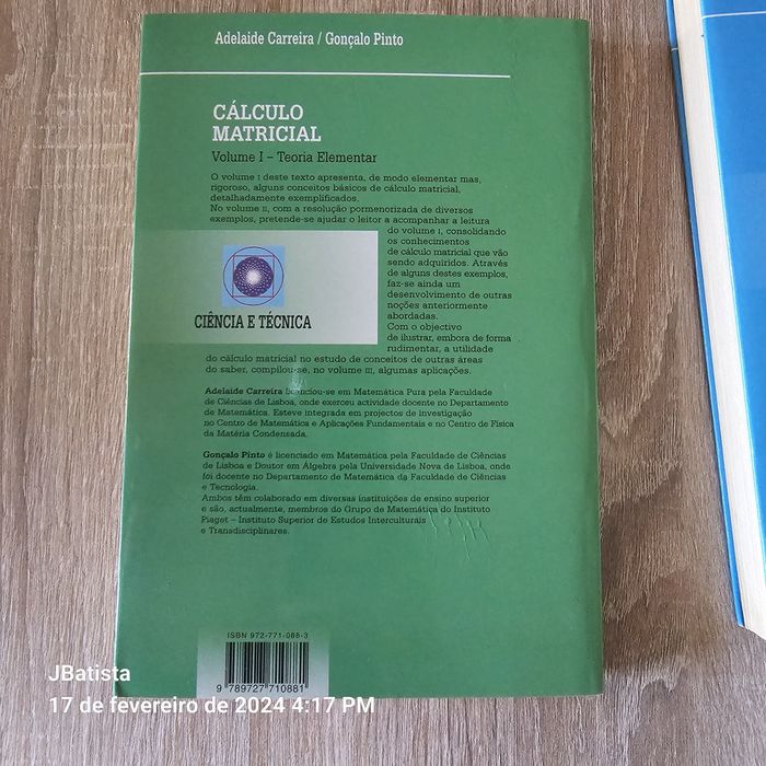 Livro Cálculo Matricial