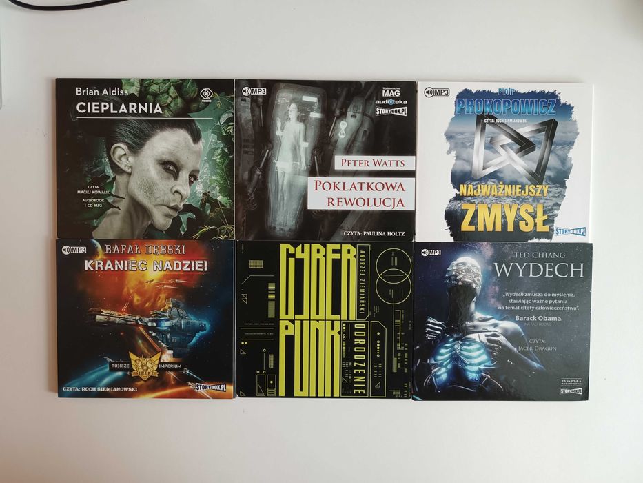Kolekcja 15 audiobook-ów - fantastyka / sci-fi