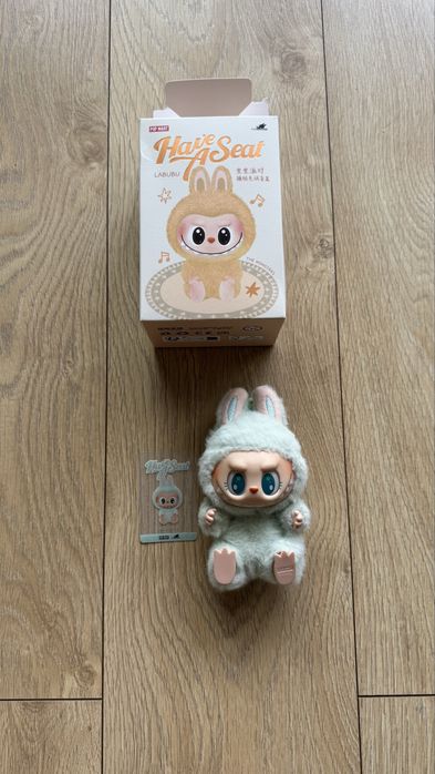 popmart labubu oryginalne (seria have a seat) +gratis różowe ubranko