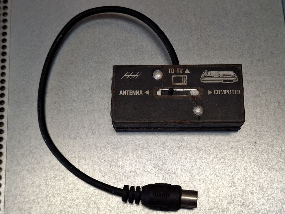 Comutador antena jogos vintage