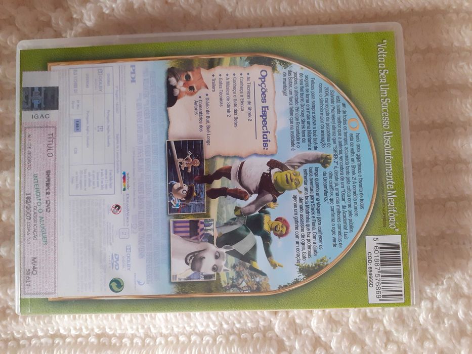 Dvd Sherek 2 original