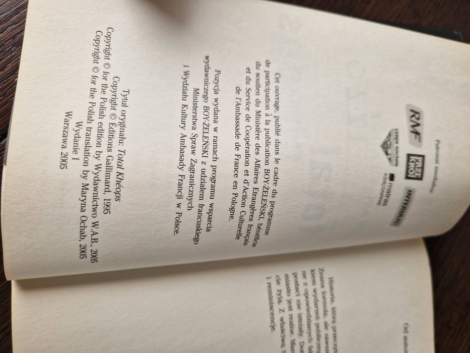 Książka Total cheops Jean-Claude Izzo