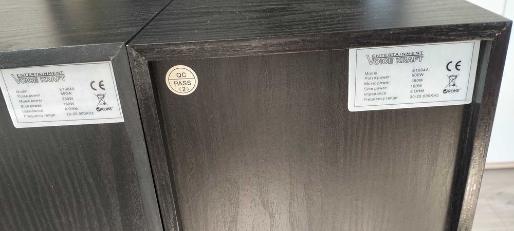 Zestaw głośników kina domowego kolumny voice Kraft VK E1004