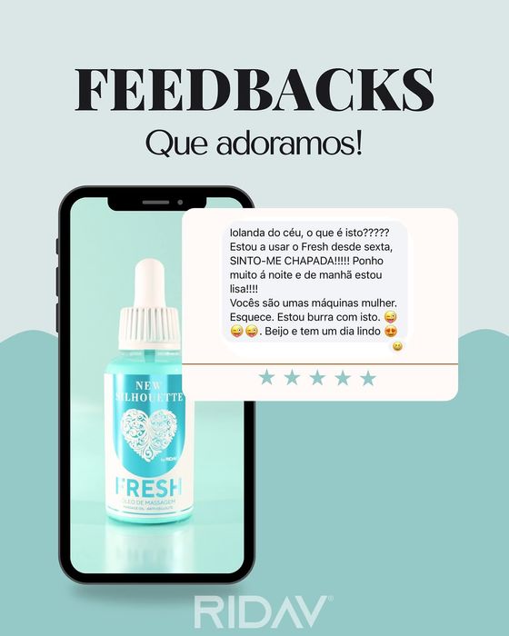 New Silhouette Fresh Óleo de Massagem