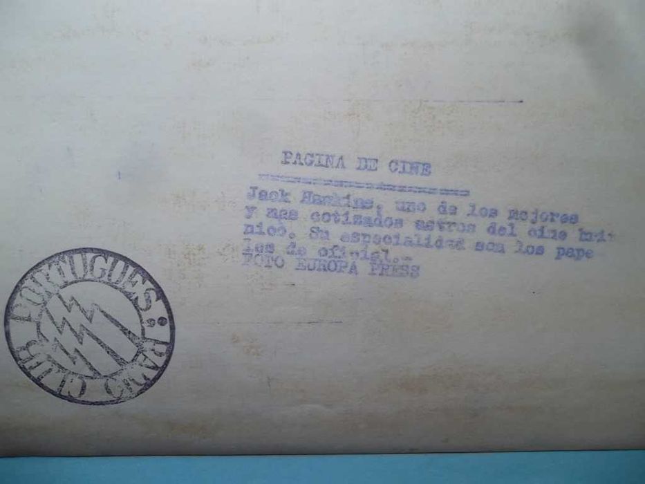 2 Fotos ORIGINAIS antigas de figuras públicas