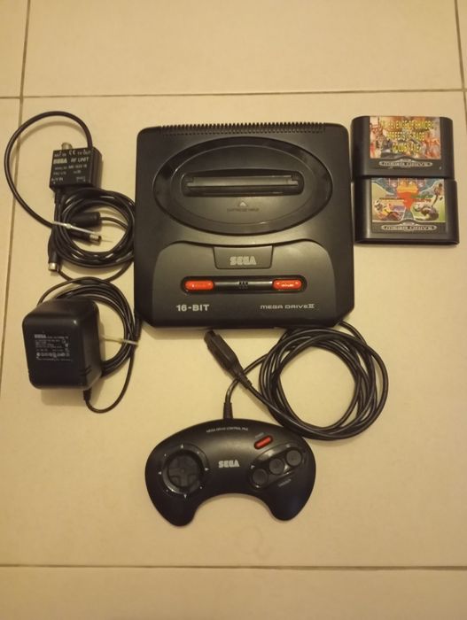 Sega Megadrive 2 com 6 jogos