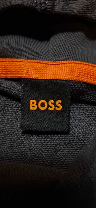 Hugo Boss Wetalk bluza bawełniana męska z kapturem hoodie logo premium