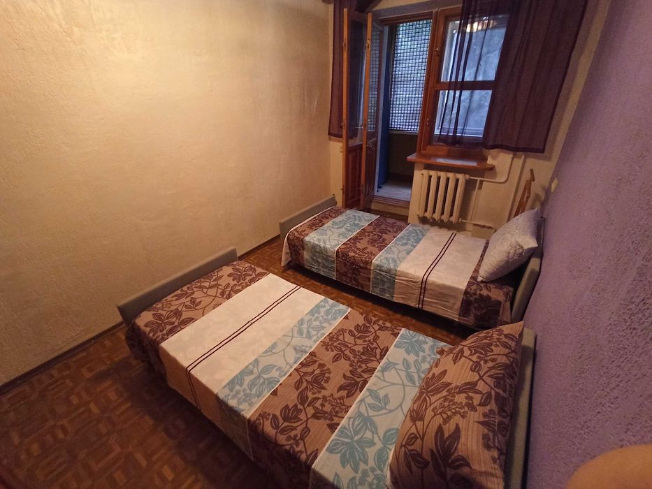 Реальная‼️Посуточно 3-к квартира Левый берег‼️ 6 мест. Калиновая‼️