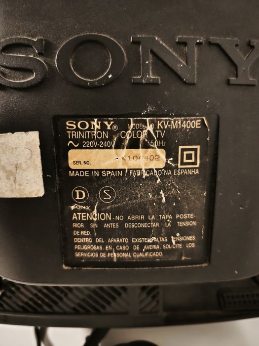 Tv Sony Trinitron 37 cms