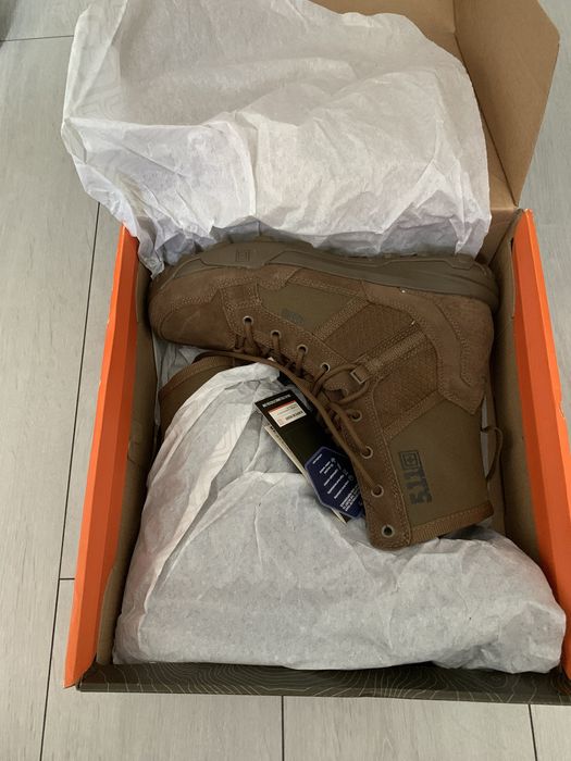 Черевики тактичні 5.11 TACTICAL A/T 8' Waterproof Boot Dark Coyote