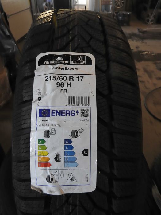 4x Uniroyal winterexpert 215/60r17 96H 2023rok NOWE