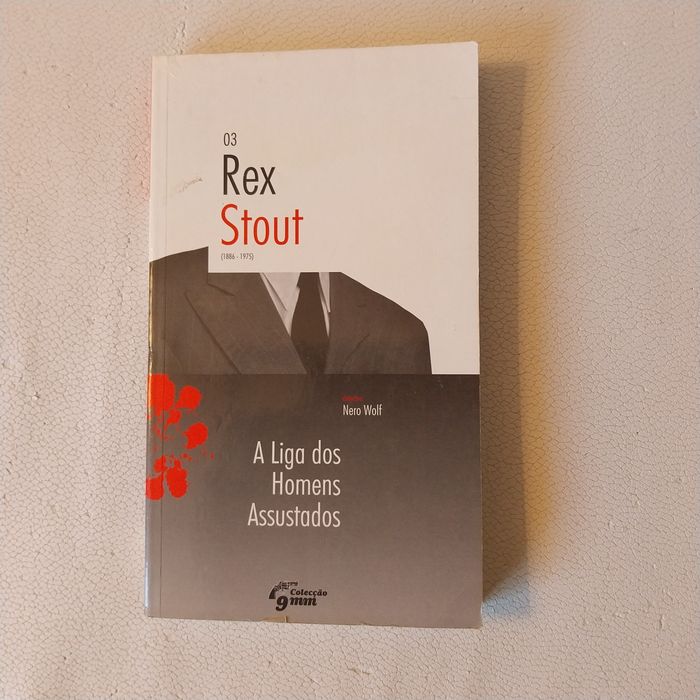 Livro "A Liga dos Homens Assustados" - Rex Stout (Colecção 9mm Público)
