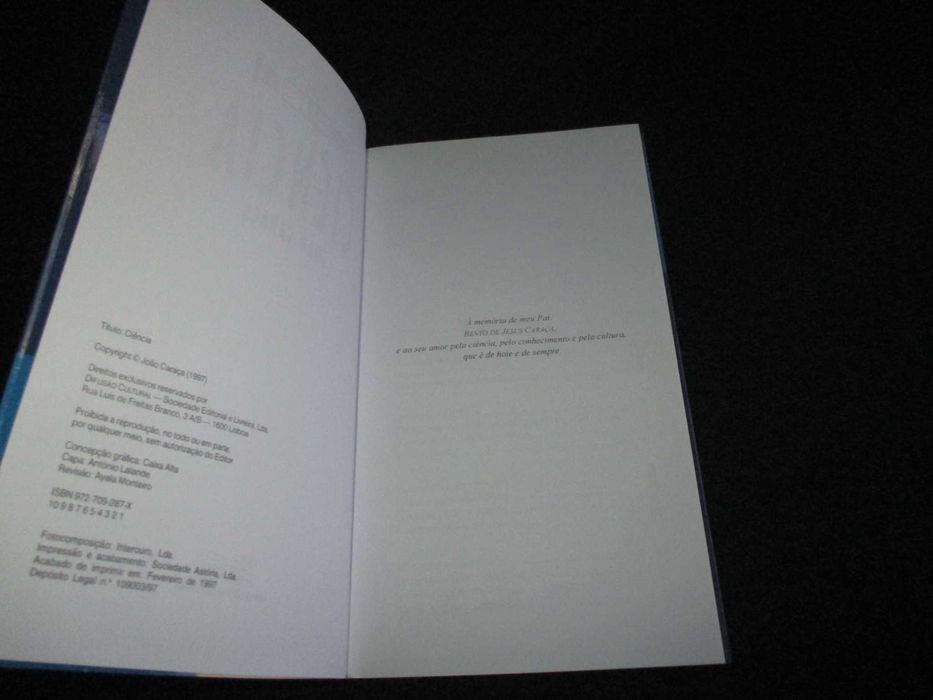 Livro O que é Ciência João Caraça Autografado