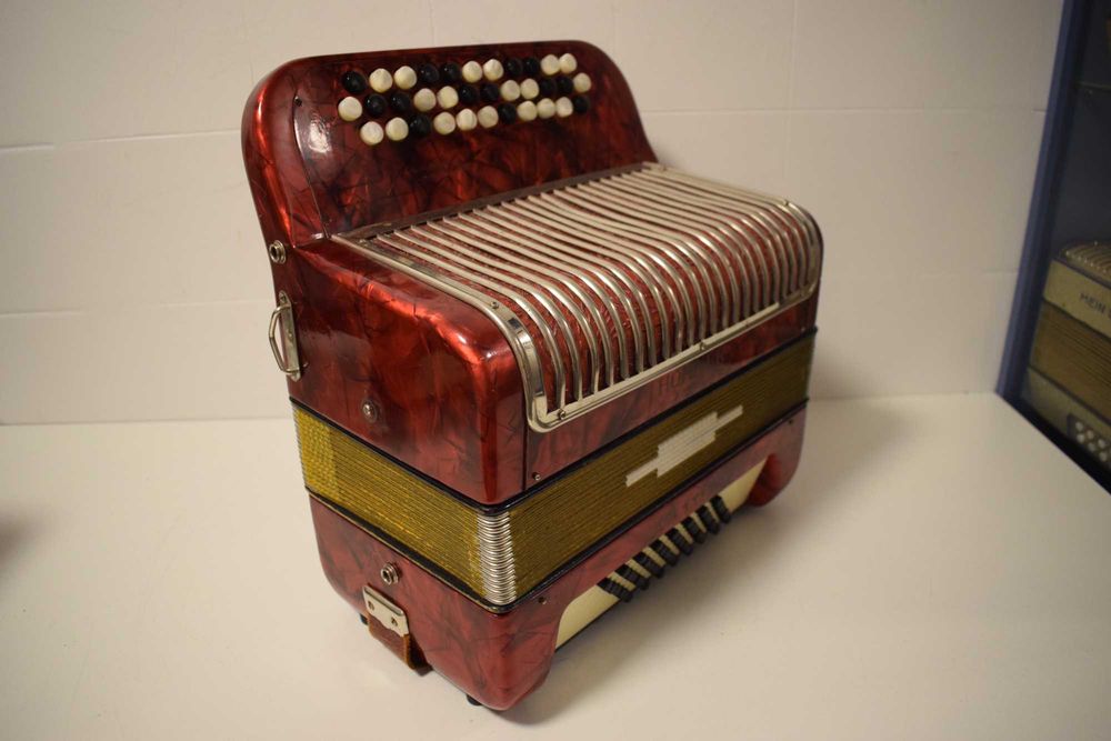 Hohner Amati Accordion, 2-Row, 48 Bass, No. 01164174815435137121