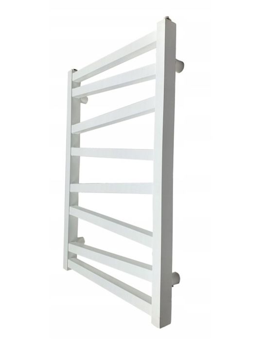 Grzejnik łazienkowy elektryczny 300W INOX BIAŁY