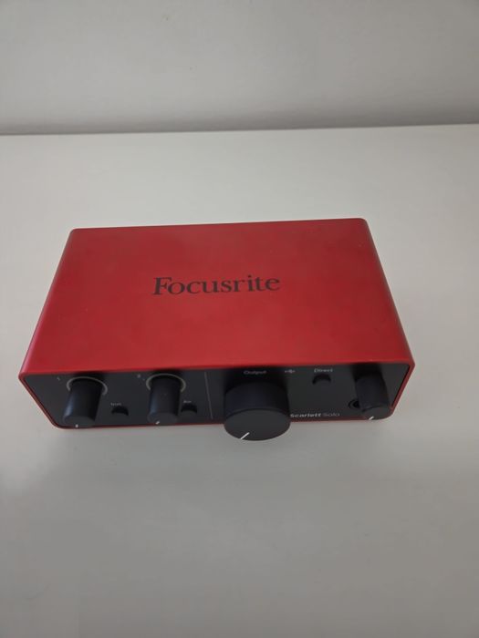 Placa de áudio Focusrite