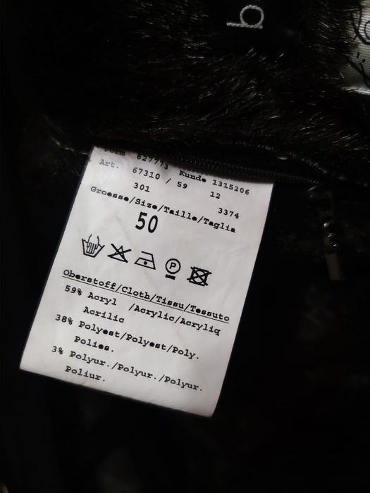 płaszcz męski XXL Bugatti ekologicznie skórzany eko skóra kurtka płasz