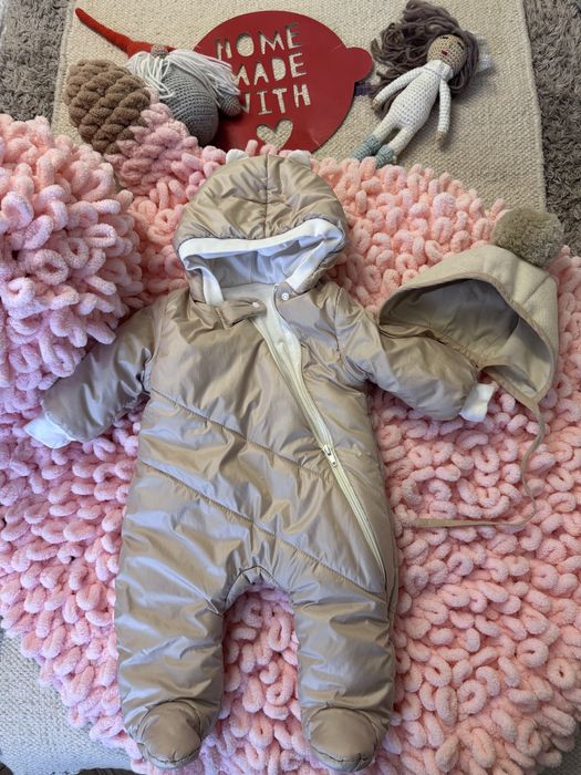 Комбінезон весняний і шапка 0-3 міс