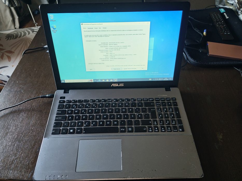 ASUS K550C i5 8GB SSD240GB c/ carregador