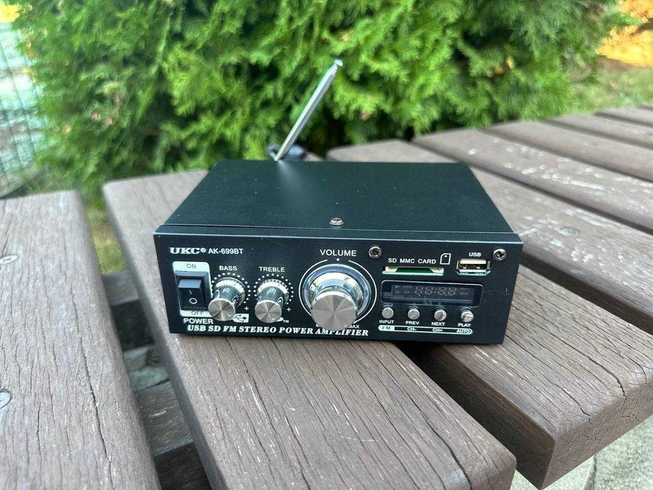 Підсилювач звуку в авто UKC Bluetooth 2x250W‼️ Ресивер 12V 220V