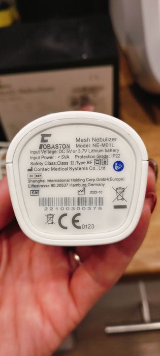 Inhalator nebulizator przenośny mesh katarek nebucare