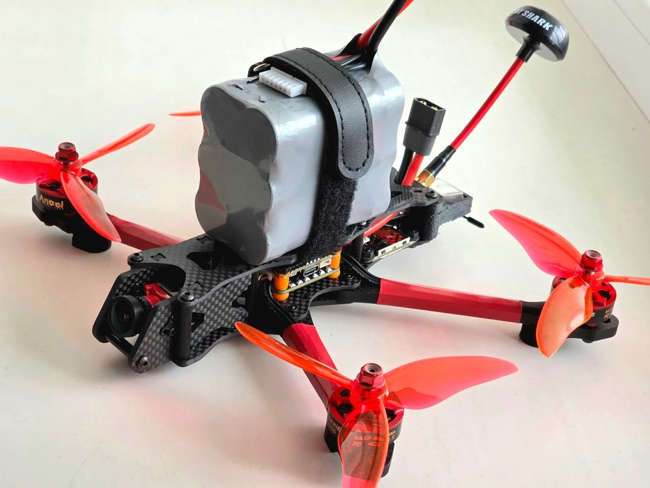 FPV дрон (квадрокоптер) 3", 5" ELRS, GPS, Analog VTX 5.8 GHz + Батарея