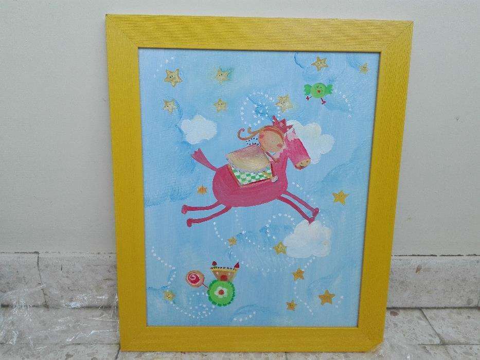 Quadro pintado à mão