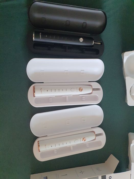Szczoteczka Soniczna ELEKTRYCZNA LERTZ 5 końcówek INDUKCJA 80tys r/min 15 TRYBÓW