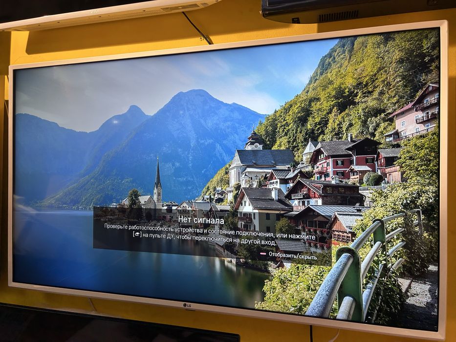 4K Телевізор 49” 50” LG 49UM7390, білого кольору, пульт-указка Magic Mouse, Smart TV, WiFi