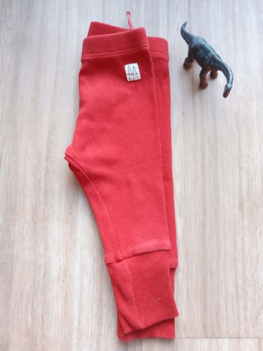 Legginsy bez stóp next czerwone
