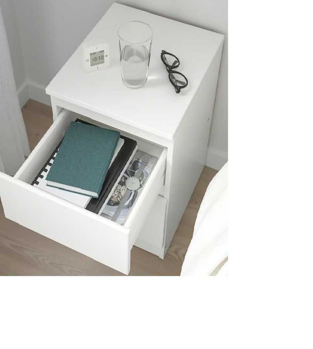 mesa de cabeceira IKEA (2 gavetas)