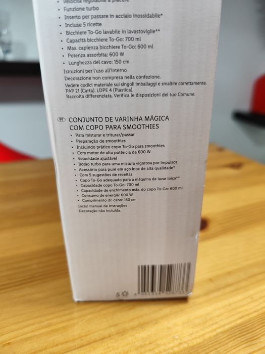 Kit varinha e liquidificador novo ler anúncio