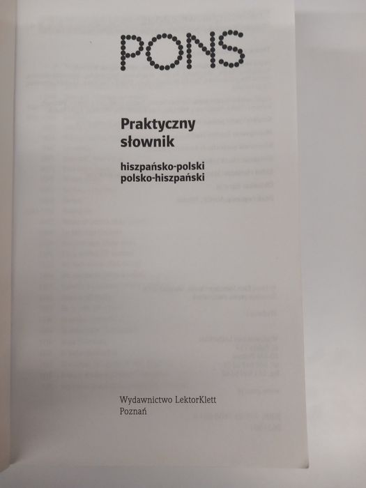 Słownik praktyczny hiszpańsko-polski i polsko-hiszpański