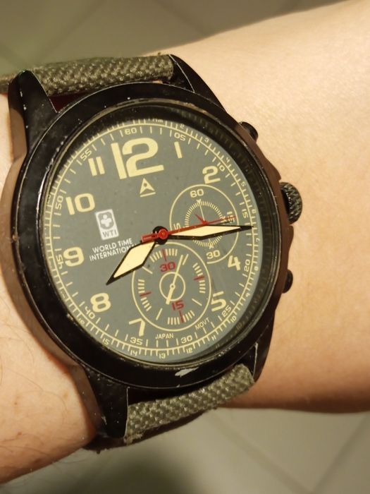 Relógio militar WTI (World Time International)