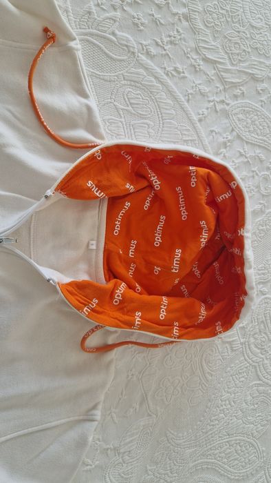 Casaco branco Optimus, tamanho S