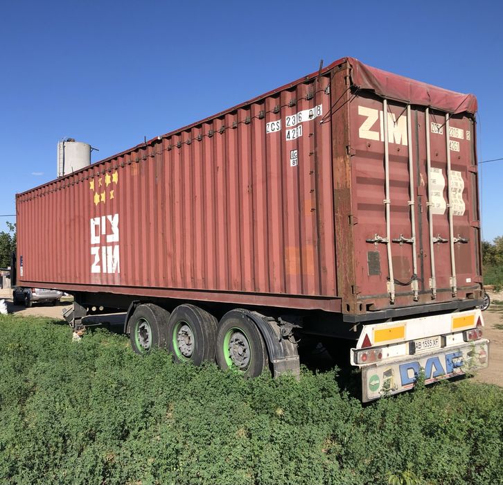 Напівпричіп зерновоз,контейнеровоз,ящик под зерно,полуприцеп контейнеровоз KOGEL обмін