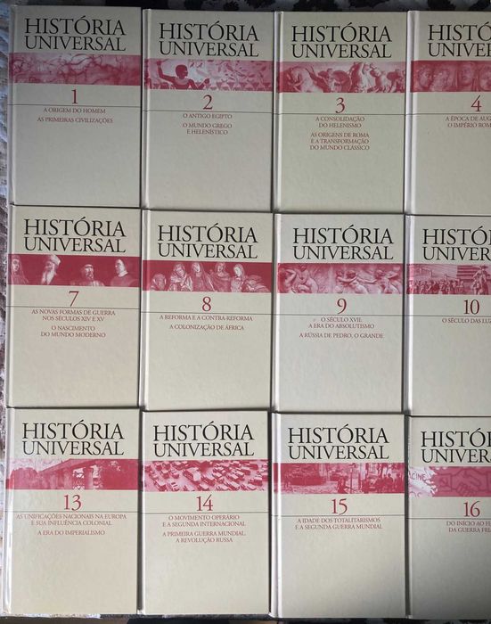 Coleção História Universal - Volumes 1 a 18