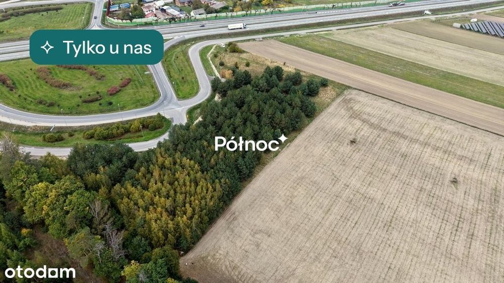 Działka inwestycyjna przy S8 - Lubochnia