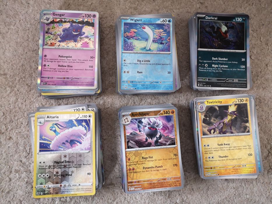 Conjunto de 325 cartas Pokémon