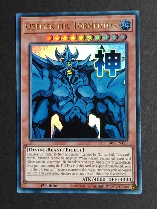 *Novo Set* Yu-Gi-Oh! 1.ª Edição 'Stamped Egyptian God Bundle' (V.1 - 3 Ultra Rares) - RA05-128/129/130 - Rarity Collection 5 - Cartas de 2026