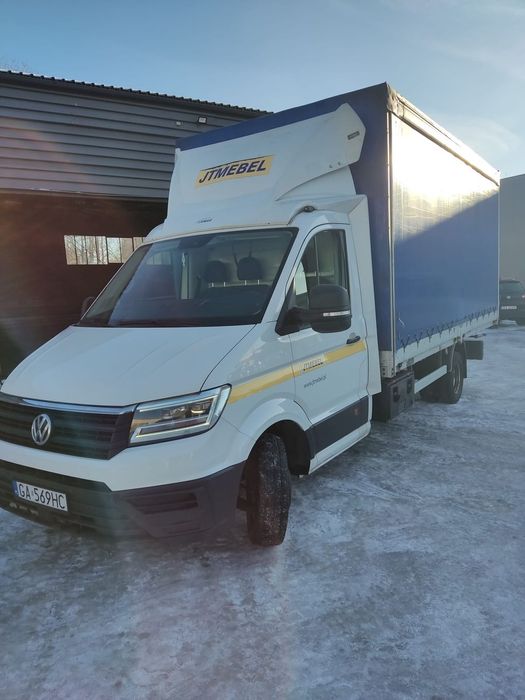 Volkswagen Crafter  pierwszy właściciel, zabudowa 10 palet