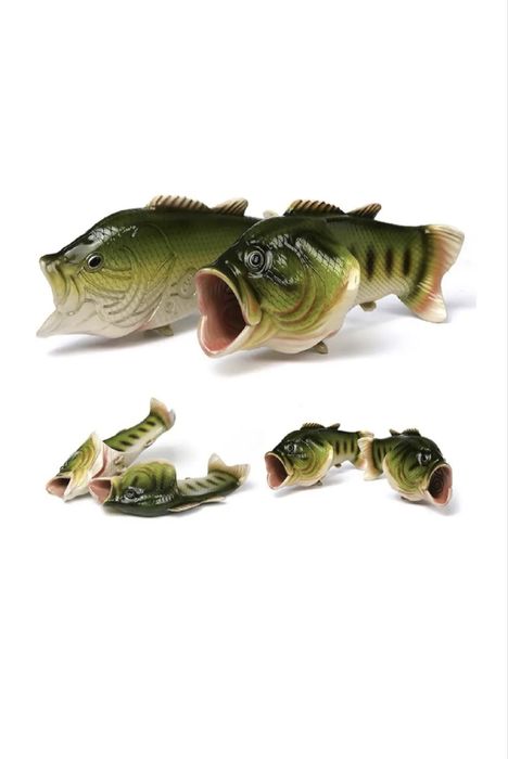 Тапочки в виде рыбы