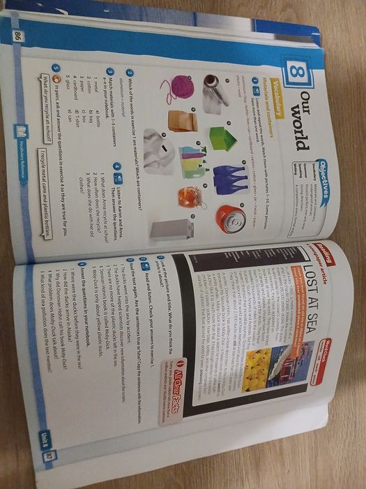 Student's book and workbook All clear for Ukraine for the 6th grade