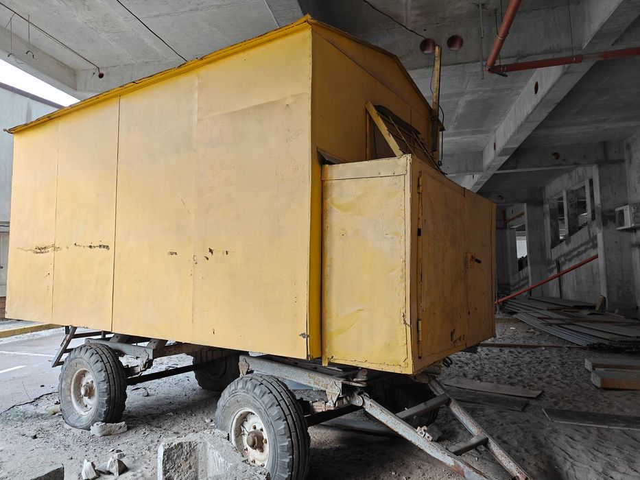 Вагончик на колесах Побутівка  на колесах 2,3м на 4м