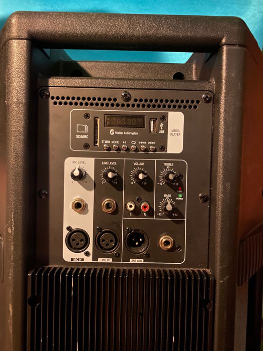 Conjunto de som amplificado