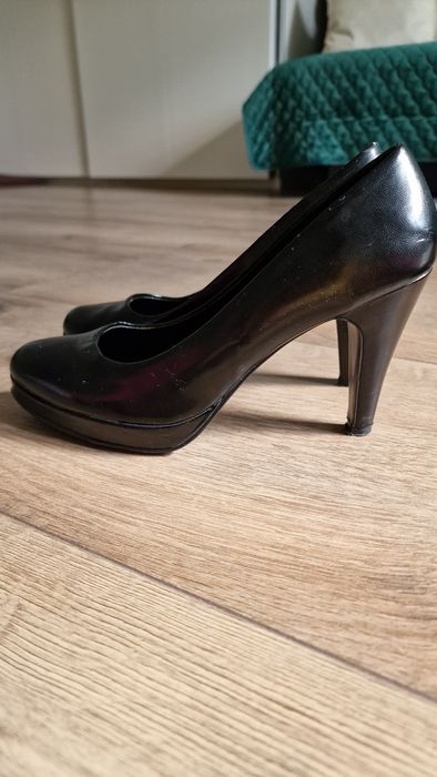 Szpilki buty czarne eleganckie