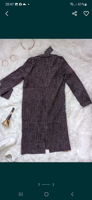 Nowy Płaszcz jesienny Cropp trencz płaszczyk przejściowy 34 xs